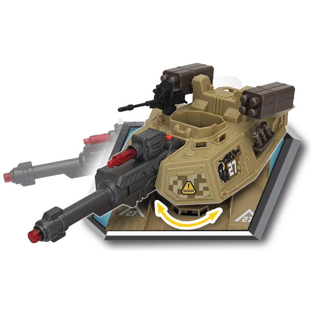 Soldier Force - Tank Militaire Pour Enfants à Pousser - 10 Cm - Jeu De Réservoir Blindé