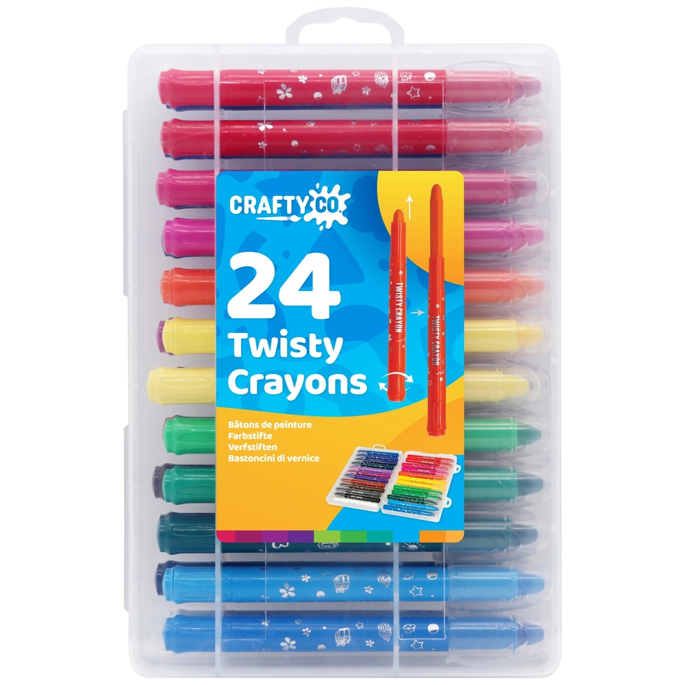 Pokemon 12-Color Twist Crayon Set
