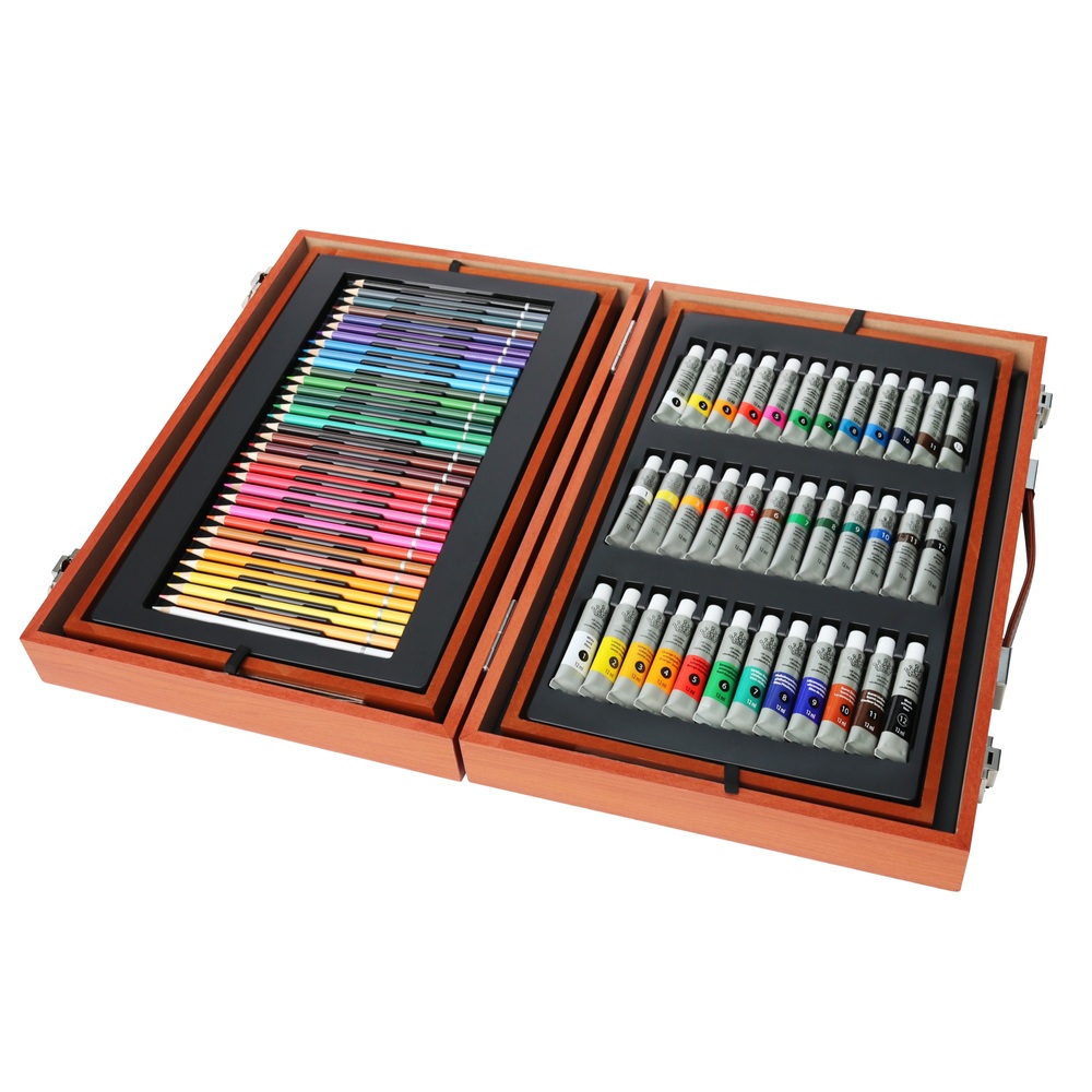 Artists Collection 174 Piece Wooden Art Set | Smyths Toys UK