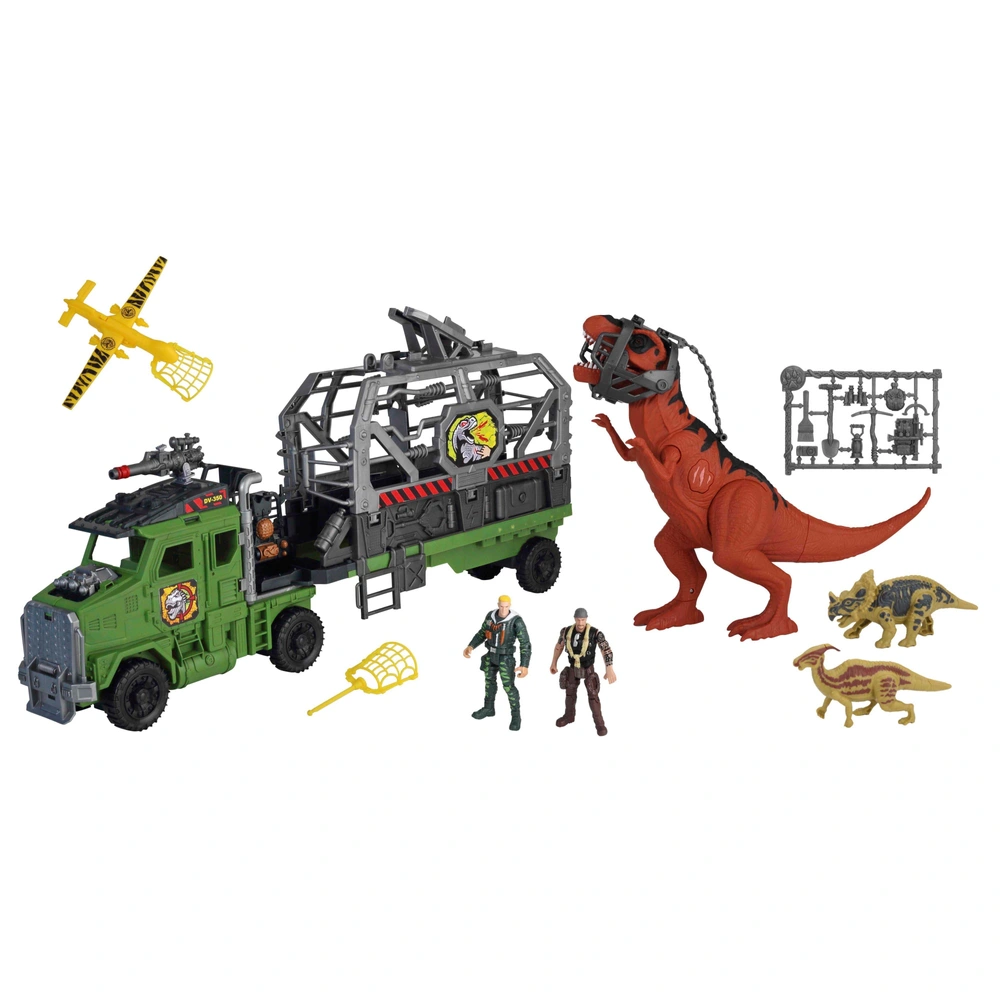 Dino Valley Ultimate Convoy Giant T-Rex Playset with Lights and