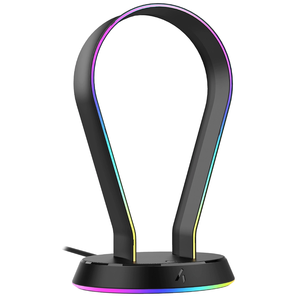 Stealth Light-Up LED Gaming Headset Stand with x USB Ports