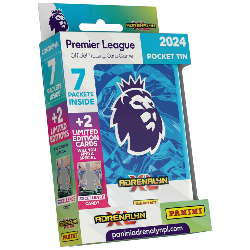 Panini Premier League 2024 Adrenalyn XL Trading Card Game Pocket Tin