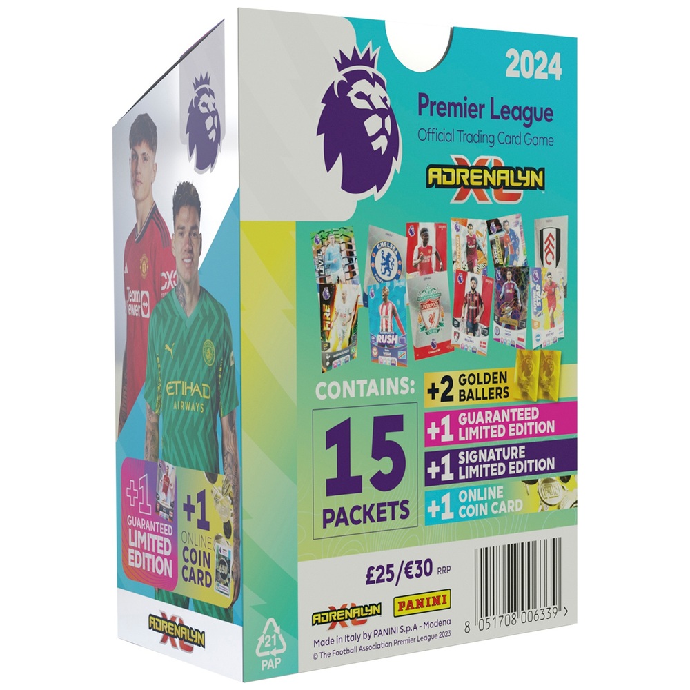 Panini Premier League 2024 Adrenalyn XL Trading Card Game Mega Tin