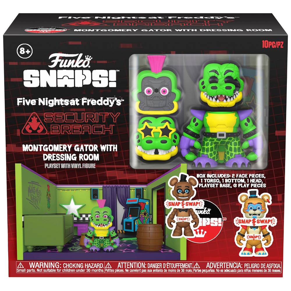 Five Nights at Freddy's Security Room Snap Playset