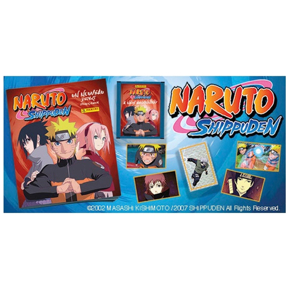 Panini Naruto Shippuden 2 Sammelalbum - Mit Aufklebern & Karten