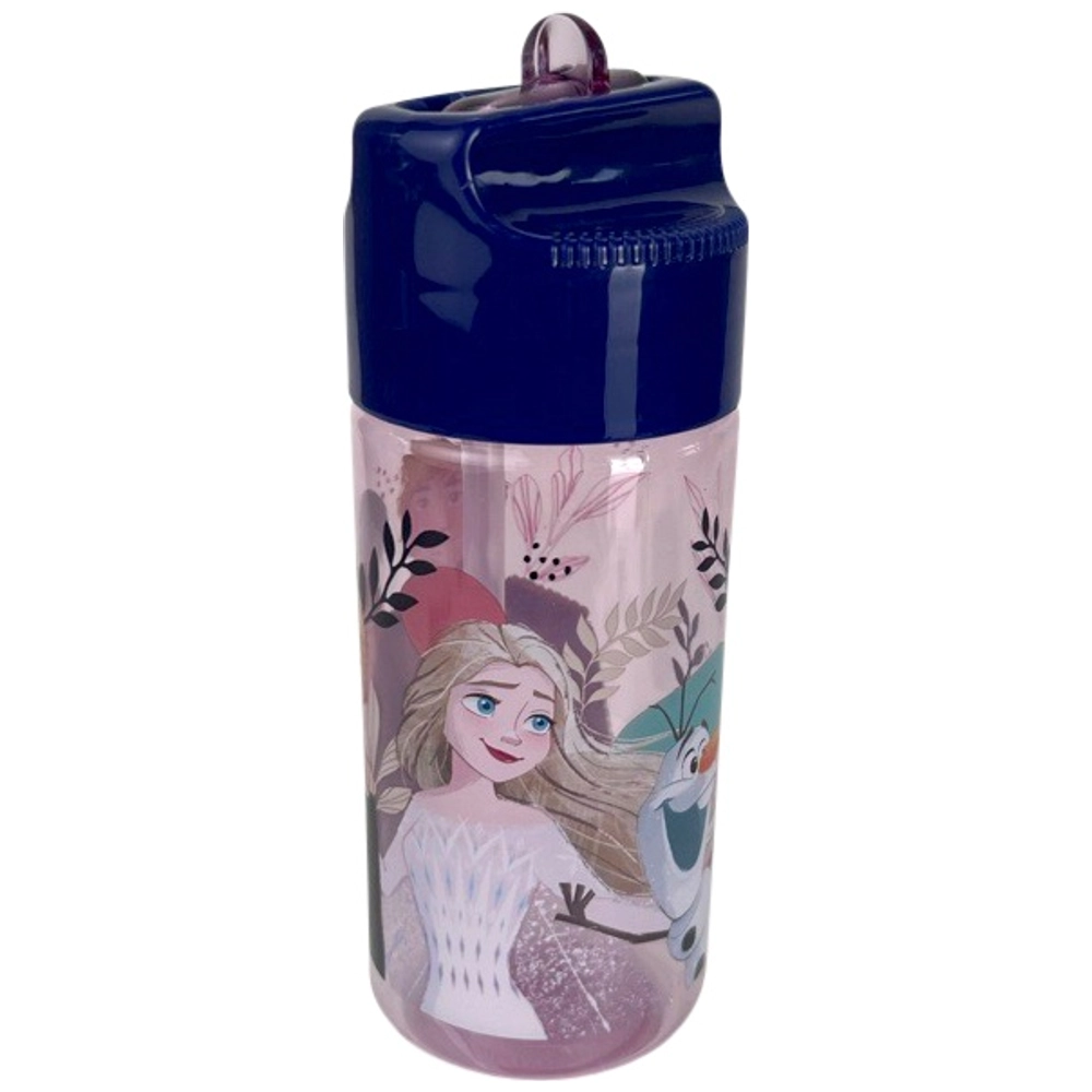 Disney Die Eiskönigin Trinkflasche mit Strohhalm 430 ml