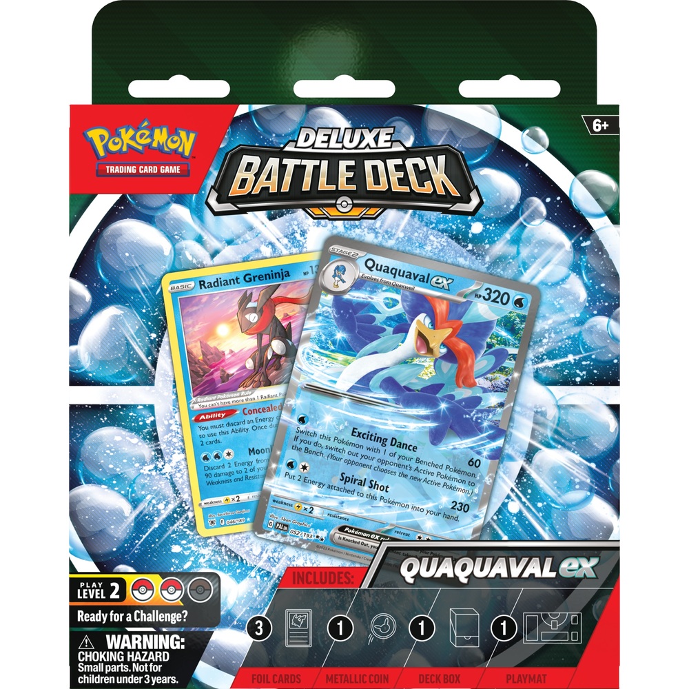 Pokémon Trading Card Game Deluxe Battle Deck Quaquaval Ex/Meowscarada