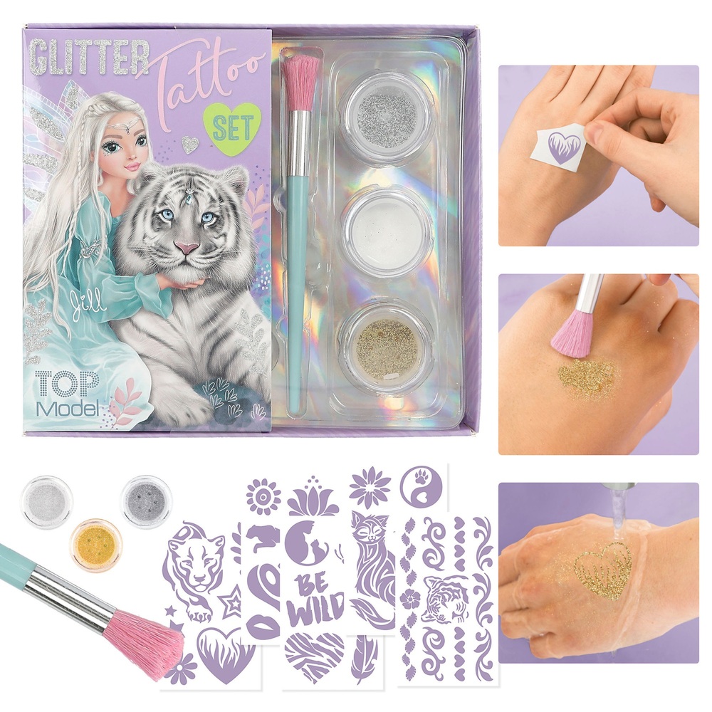 TOPModel GlitzerTattooSet Fantasy Tiger Smyths Toys Schweiz