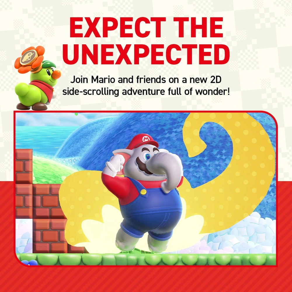 Super Mario Bros. Wonder Nintendo Switch | Smyths Toys UK