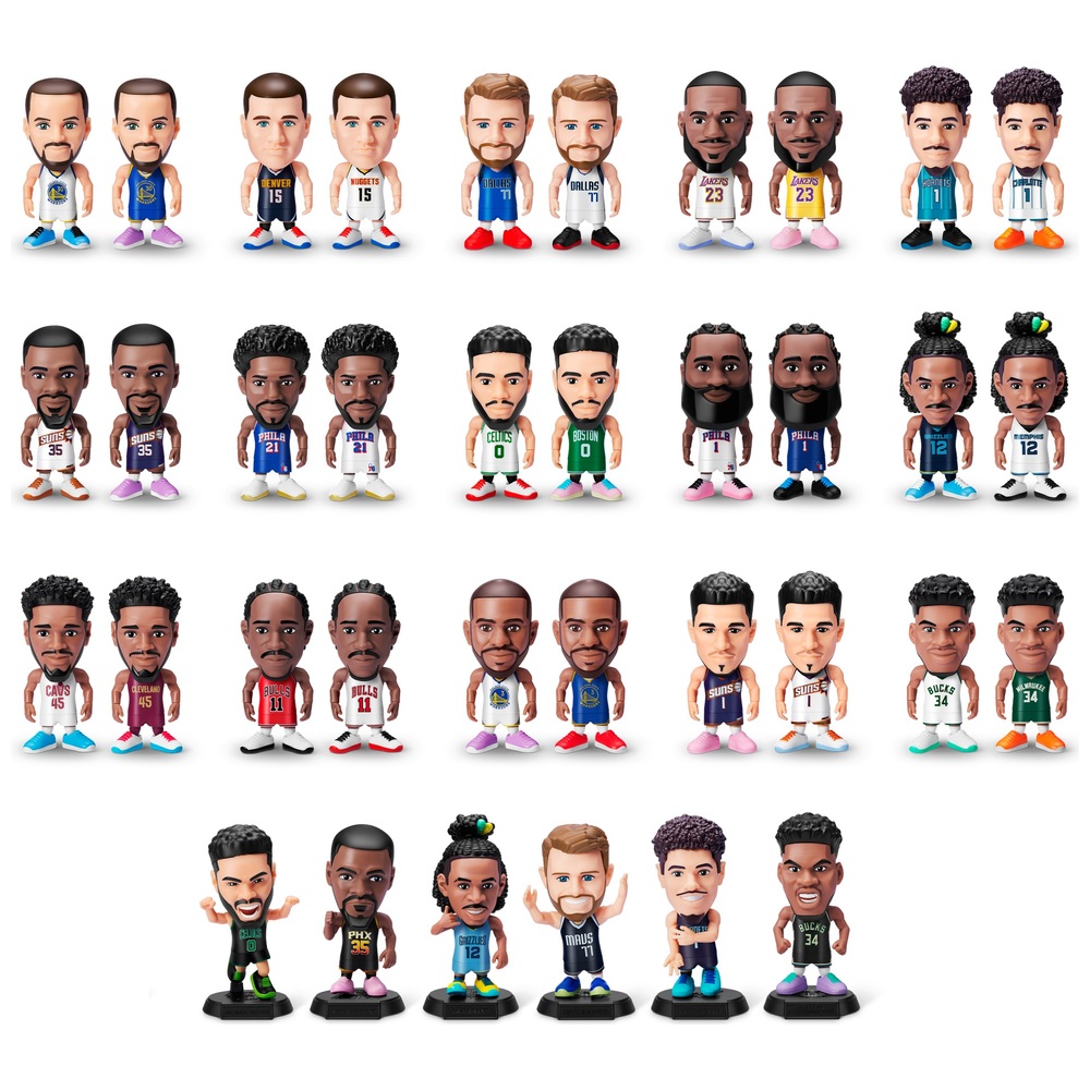 5 Surprise Mini Brands NBA Ballers Miniatur NBA Figuren sortiert ...