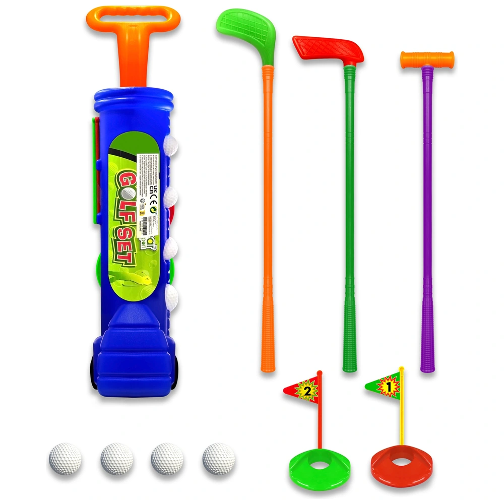 Golf Clubs and Balls Caddy Set Smyths Toys UK