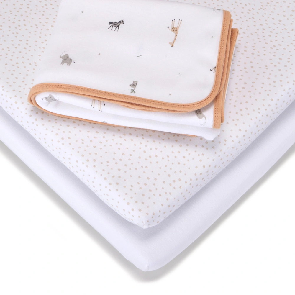 Baby Elegance Crib Piece Bedding Set Safari 90 x 50cm Smyths