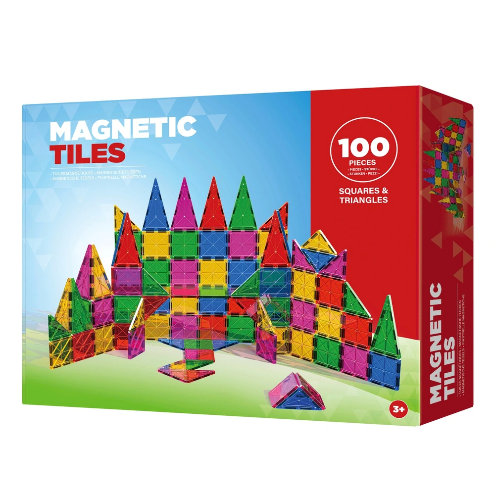 thumbnail image 2 of JriA Magnetic Tiles Building Blocks Set - 3D Puzzle Construction Toy For Kids 3+ (2024) 2 of 14