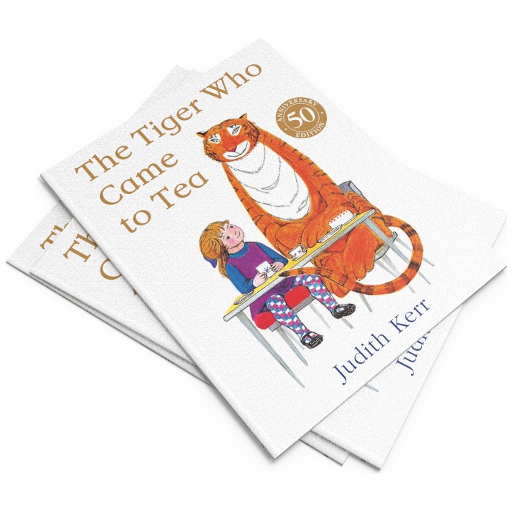 The Tiger Who Came to Tea Paperback Book by Judith Kerr Smyths Toys UK