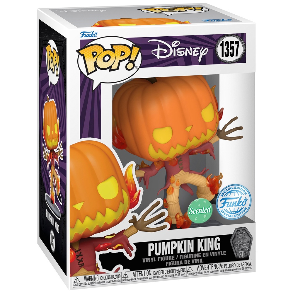 POP! Vinyl 1357: Disney “The Nightmare Before Christmas” Pumpkin King ...