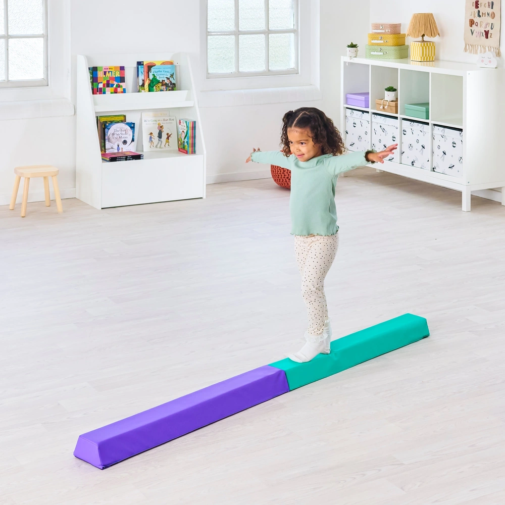 GOPLUS 20 Pièces Pont Équilibre Enfants - Parcours Motricité Intérieur Extérieur 3 Ans+ Cadeau Motricité Garçon Fille GOPLUS 20 Pièces Pont Équilibre Enfants - Parcours Motricité Intérieur Extérieur 3 Ans+ Cadeau Motricité Garçon Fille