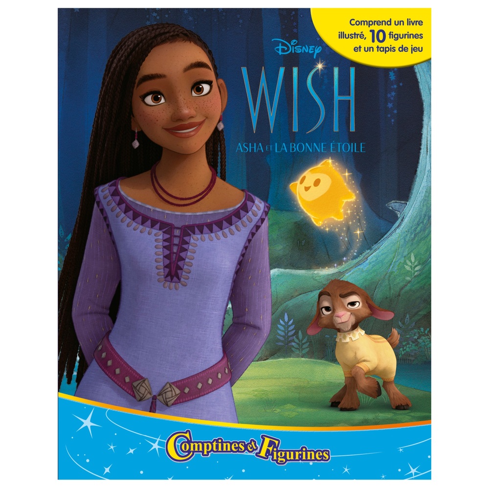 Disney Wish, Asha et la bonne étoile - Poupée Asha Du Royaume De