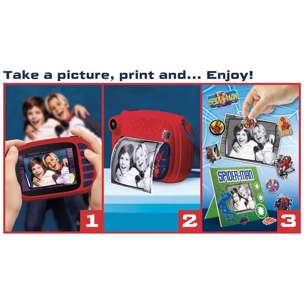 Marvel Spider-Man 3-in-1 Print Camera | Smyths Toys UK
