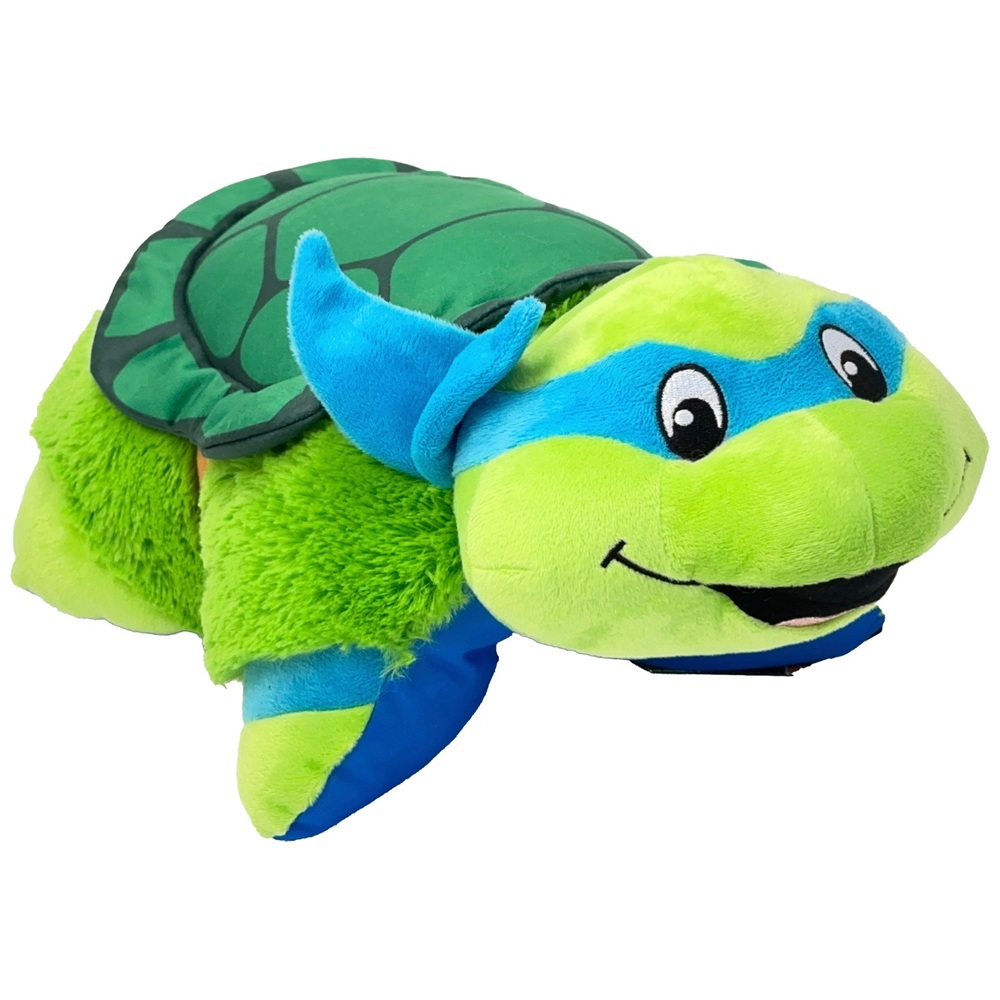 Plush'N Squishy Teenage Mutant Ninja Turtles Leonardo | Smyths Toys UK