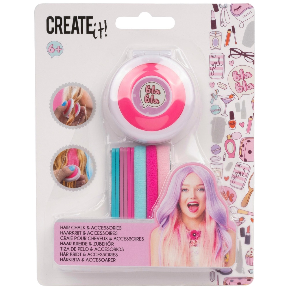 Create it! Hair Chalk & Accessories Assortment Smyths Toys UK