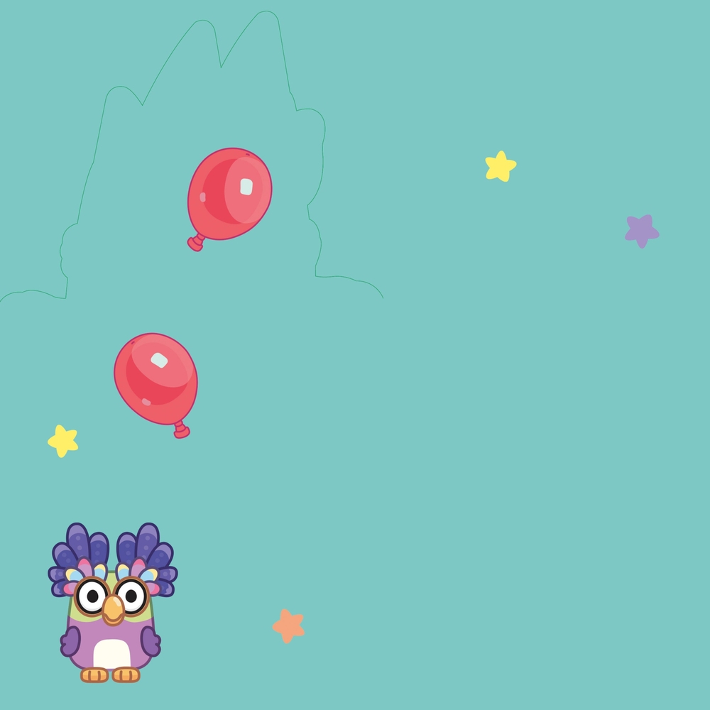 Carte D'anniversaire Bluey En 3D Lenticulaire - Effet Magique - Officiellement Sous Licence - Pour Fans
