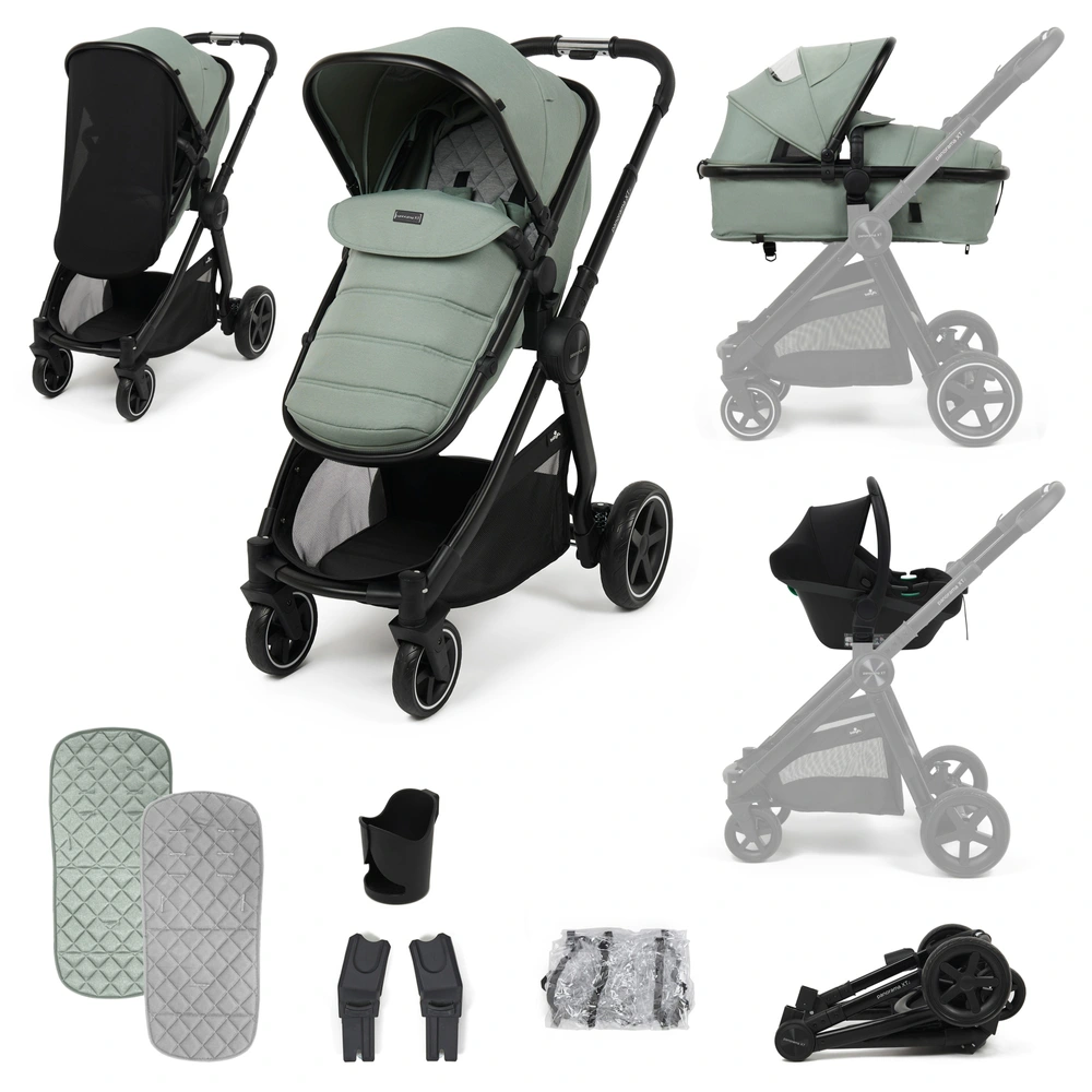Panorama XTi by Babylo 2-in-1 Travel System with EnfaSafe R129 Car