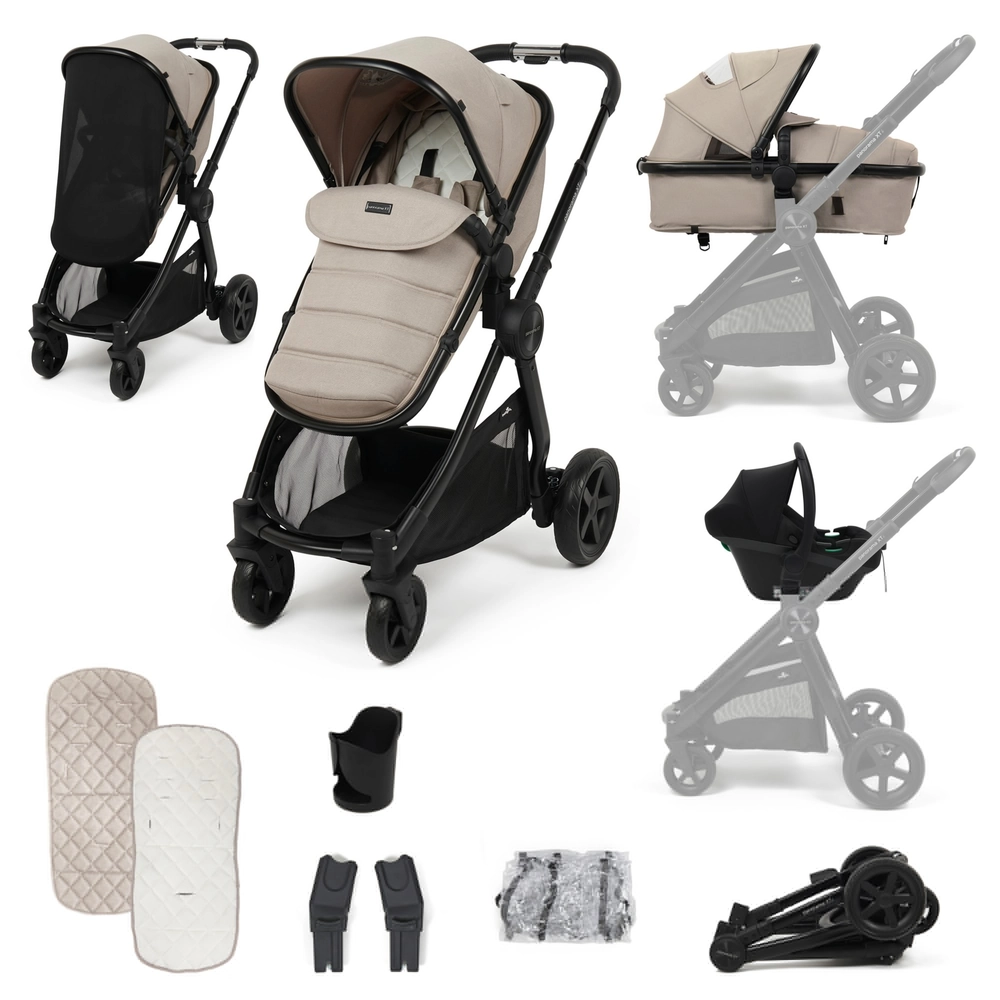 Panorama XTi by Babylo 2-in-1 Travel System with EnfaSafe R129 Car