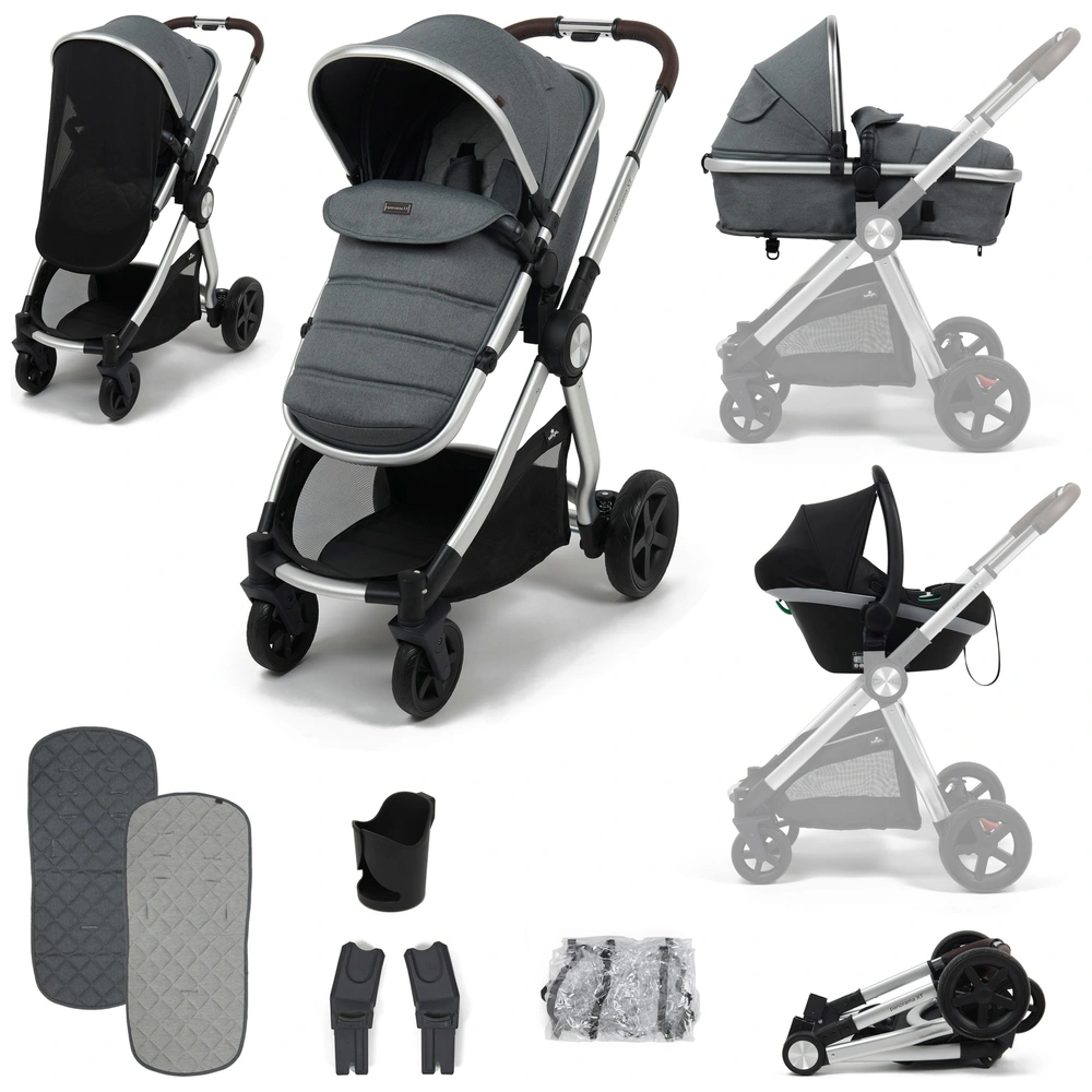 Panorama XTi by Babylo 2-in-1 Travel System with EnfaSafe R129 Car