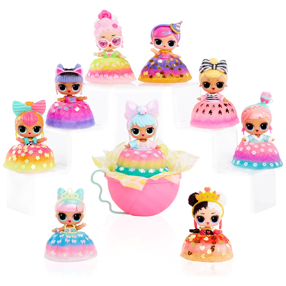 Commande en ligne Gâteau d'anniversaire surprise poupées LOL