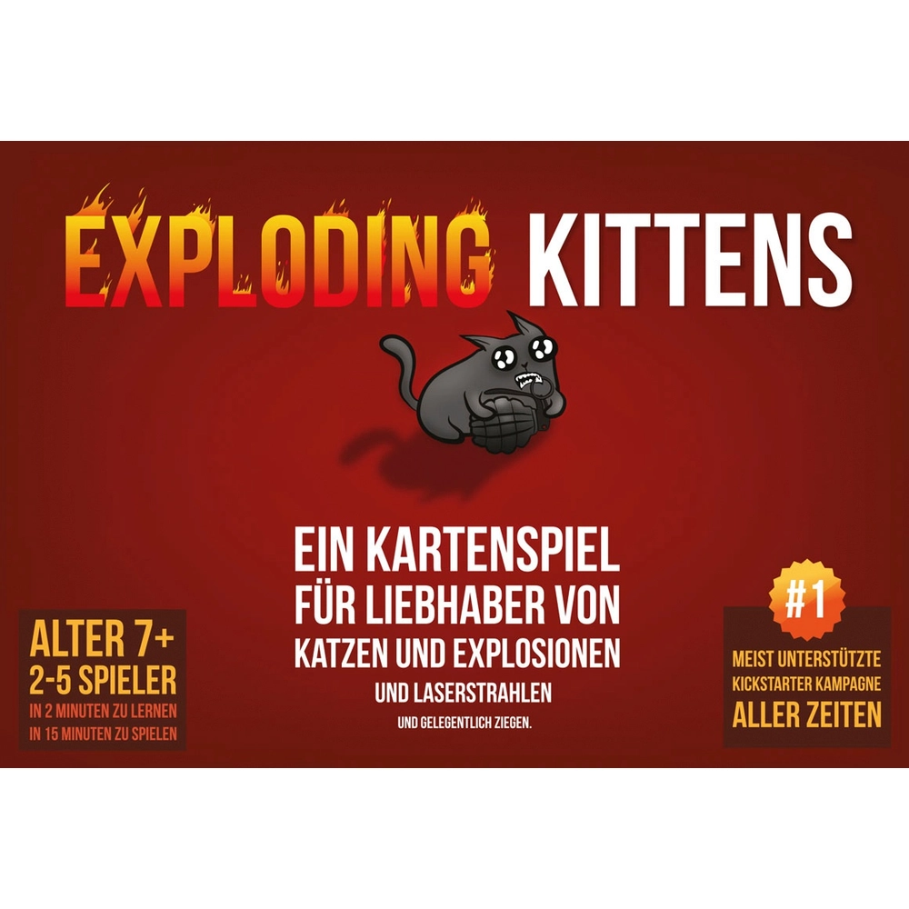 Exploding Kittens – Alle Meine Zähne – Kinderspiel Ab 4+ – 2-4 Spieler – 10 Min. Exploding Kittens – Alle Meine Zähne – Kinderspiel Ab 4+ – 2-4 Spieler – 10 Min.