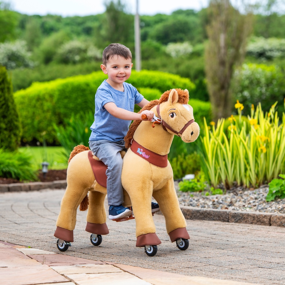 PonyCycle Brown Horse Ride On with Brakes Smyths Toys UK