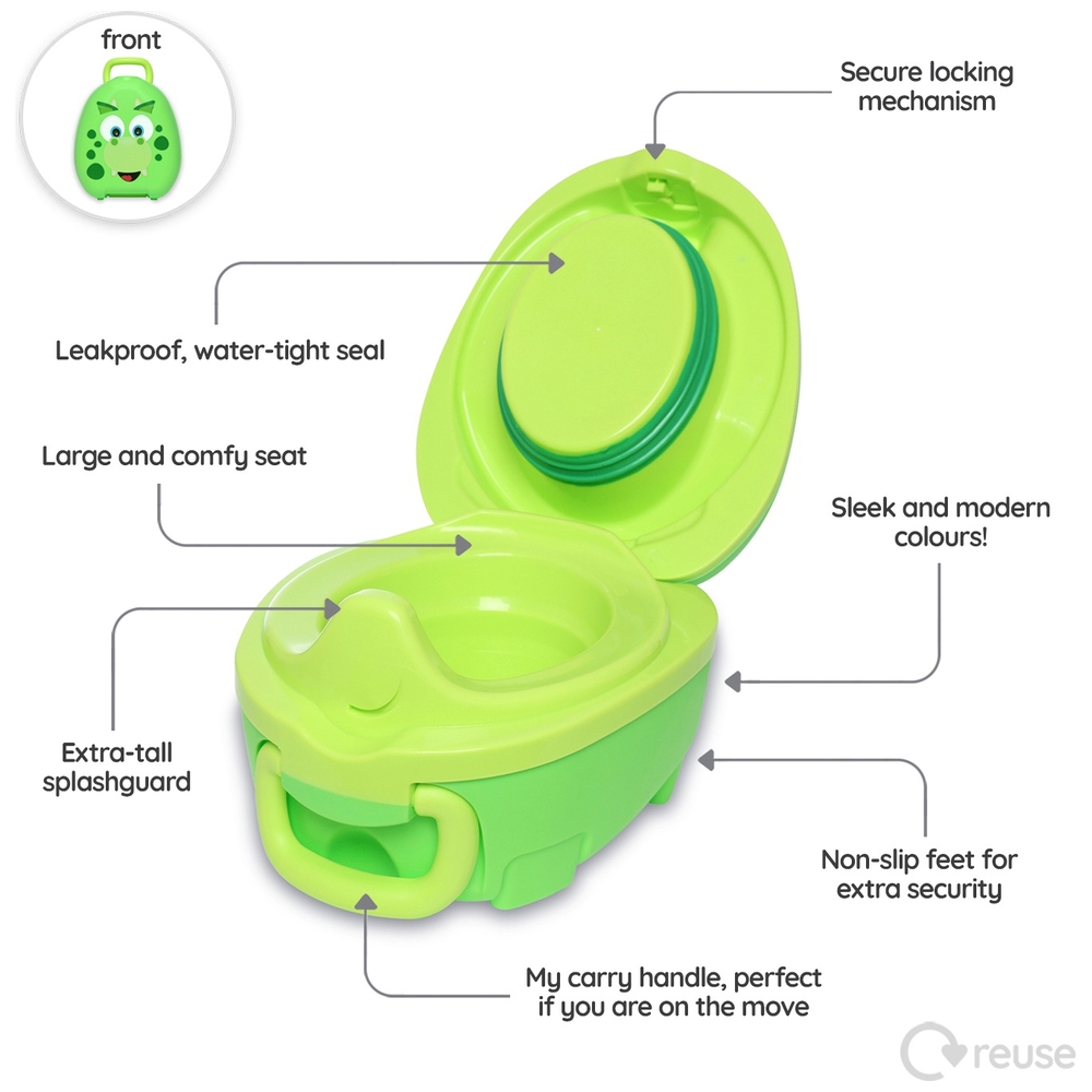 My Carry Potty Dinosaur Travel Potty | Smyths Toys UK