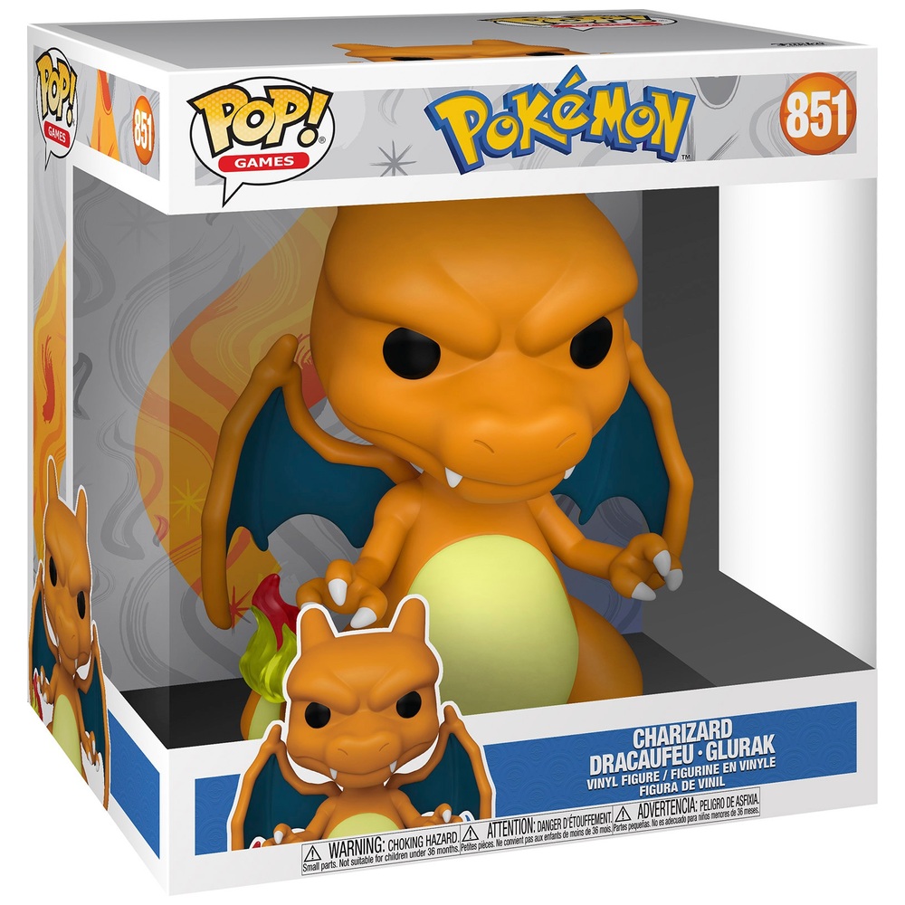 POP! Jumbo Vinyl 851: Pokémon Charizard | Smyths Toys UK