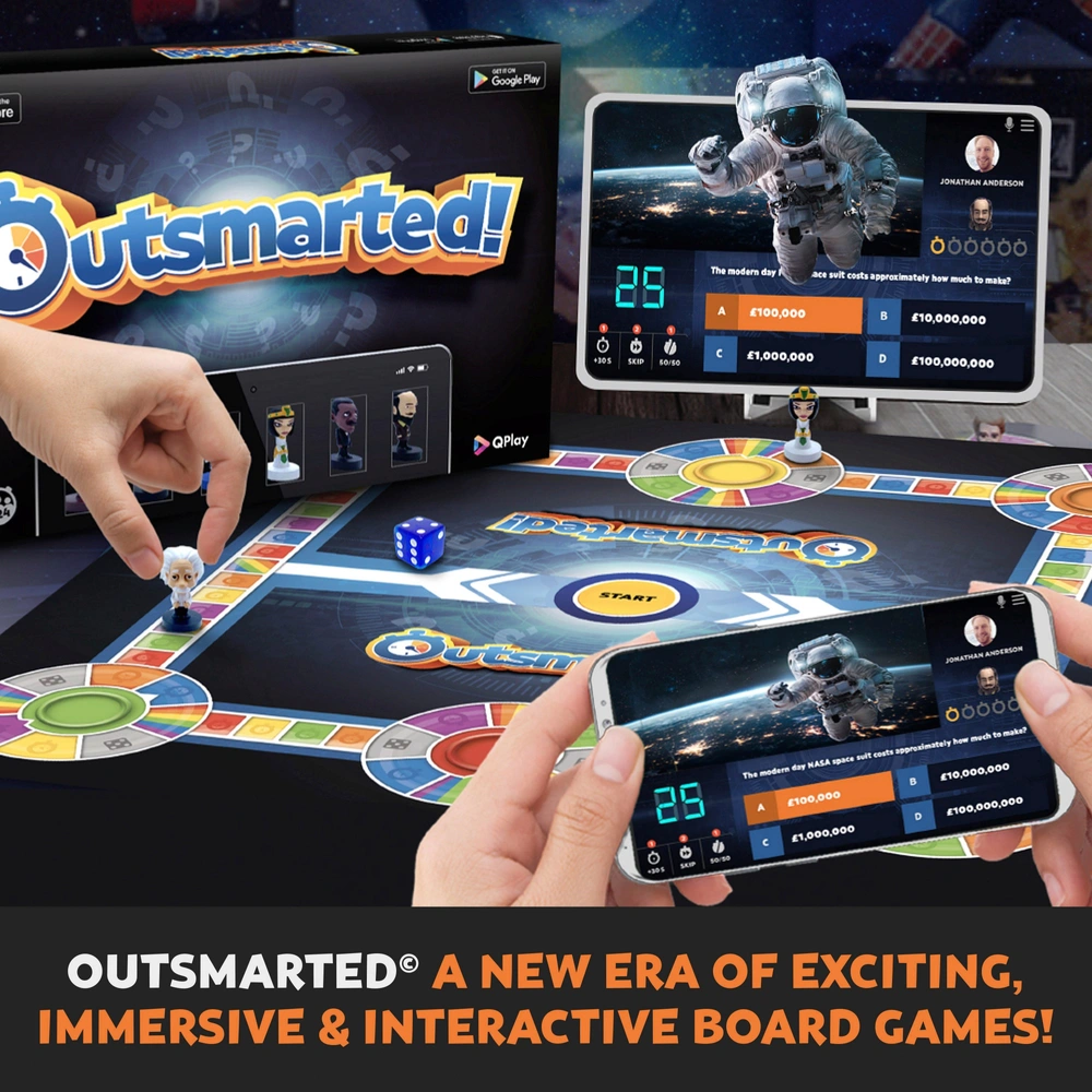 Outsmarted het Interactieve Trivia Bordspel app met 6.000 vragen – OUTSMARTED NEDERLAND