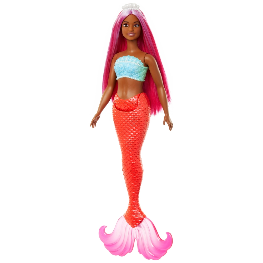 Barbie Dreamtopia Doll Mermaid Pink and Red Hair Smyths Toys UK