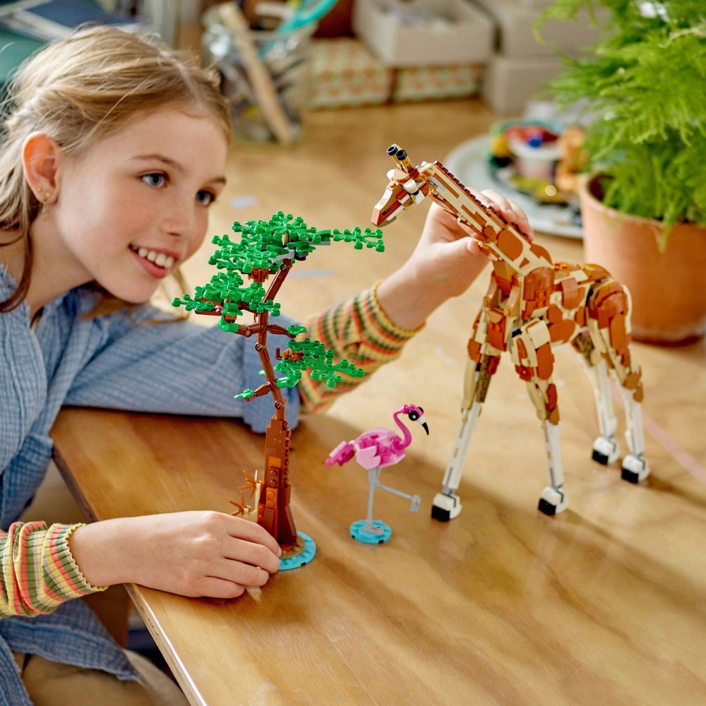 LEGO Creator 31150 Wild Safari Animals 3-in-1 Toys Set | Smyths Toys UK