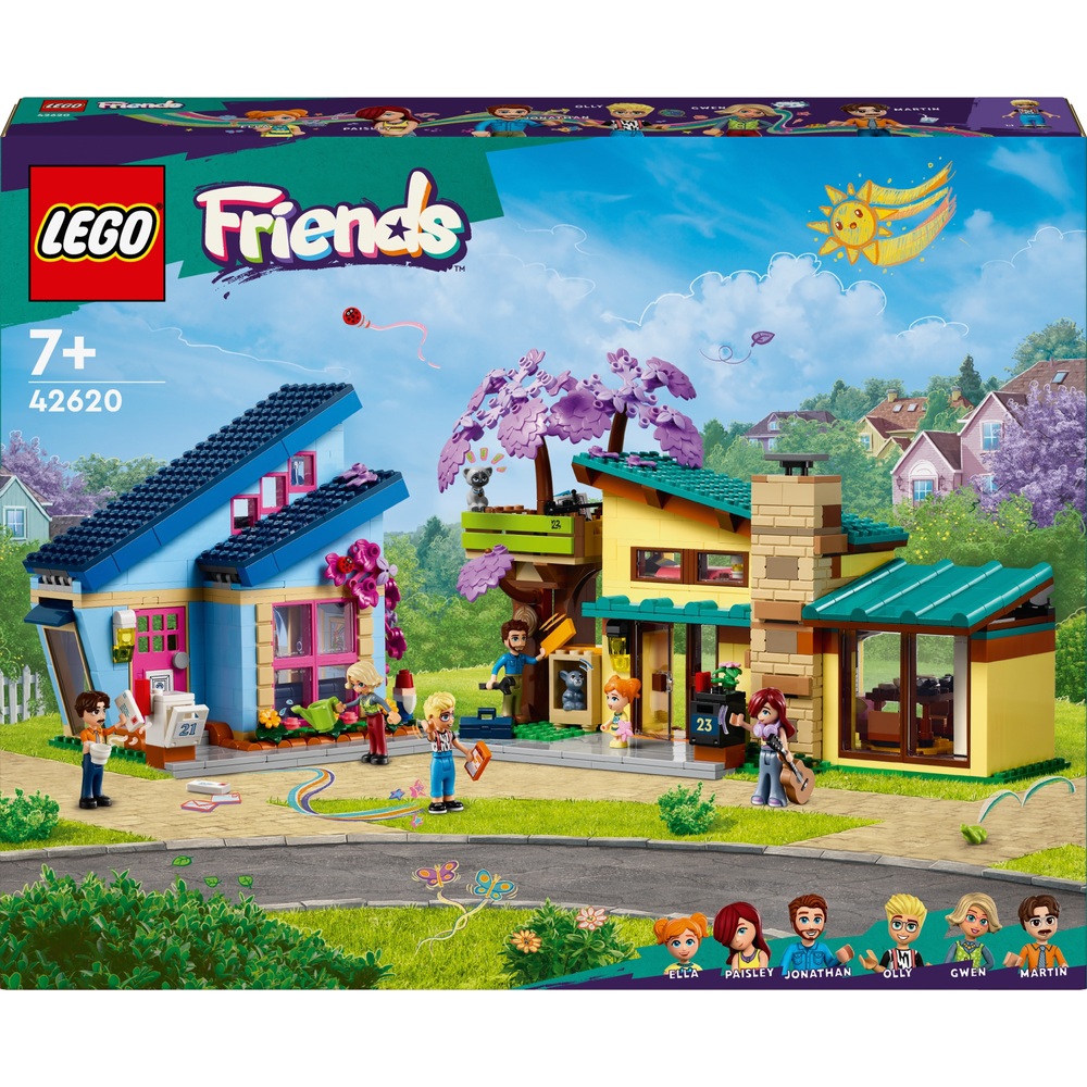 LEGO Friends 42620 Les Maisons Familiales d'Olly Et De Paisley
