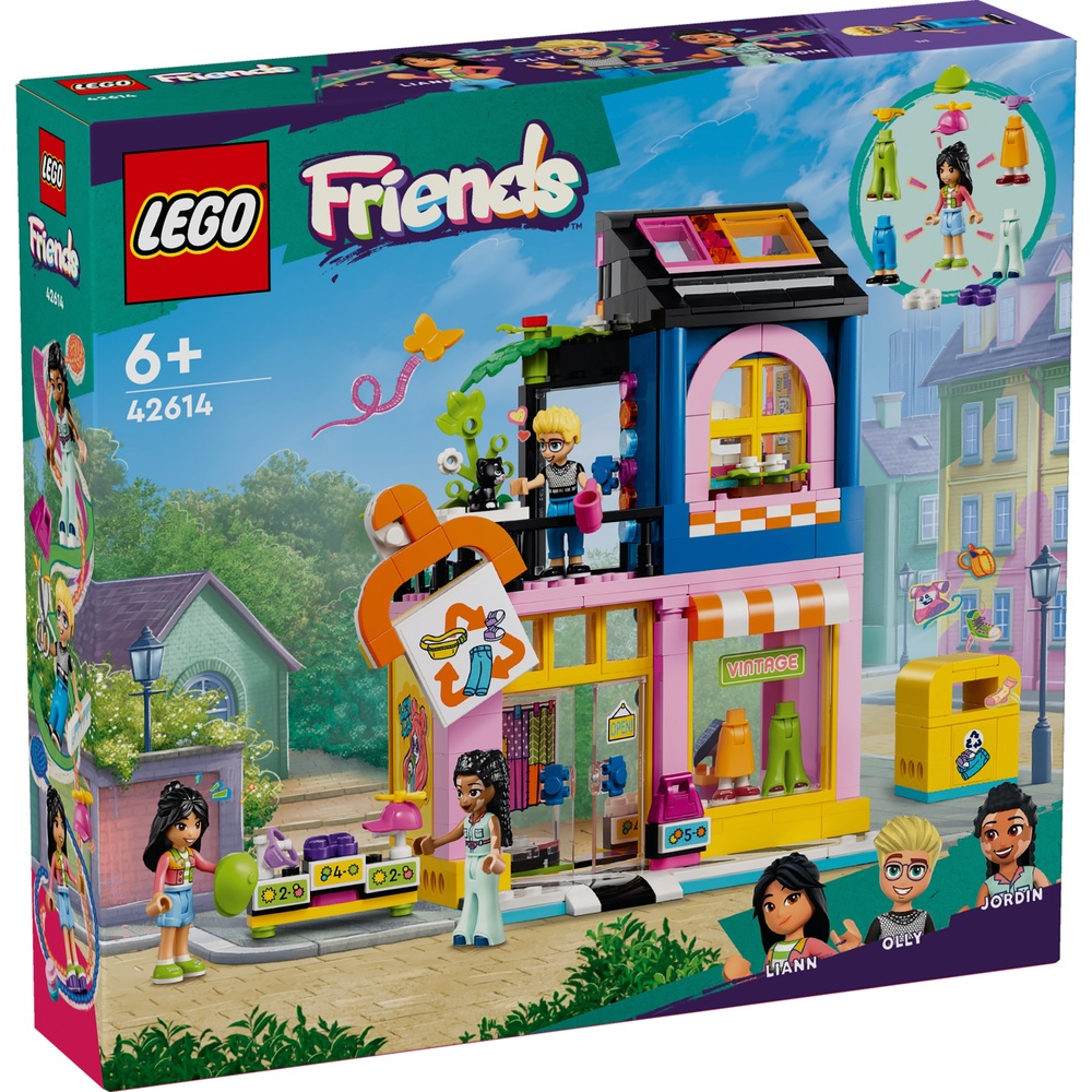 LEGO Friends 42614 Vintage Fashion Store Toy Shop Playset | Smyths Toys UK
