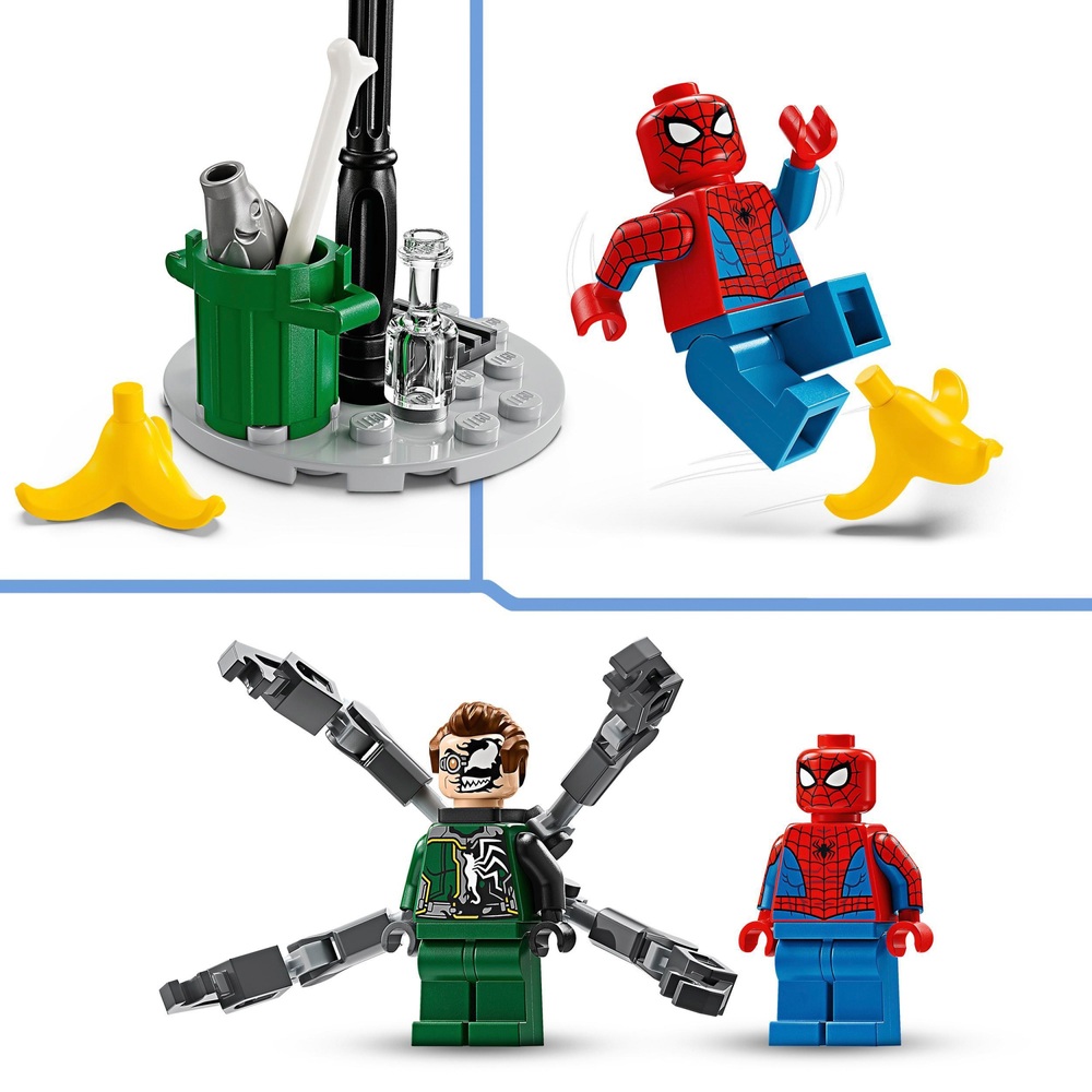 LEGO Marvel 76275 Motorcycle Chase Spider Man vs. Doc Ock Set