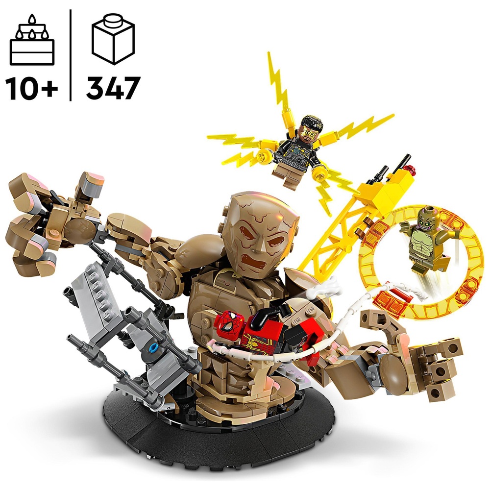 LEGO Marvel 76280 Spider-Man vs. Sandman: Final Battle Set | Smyths ...