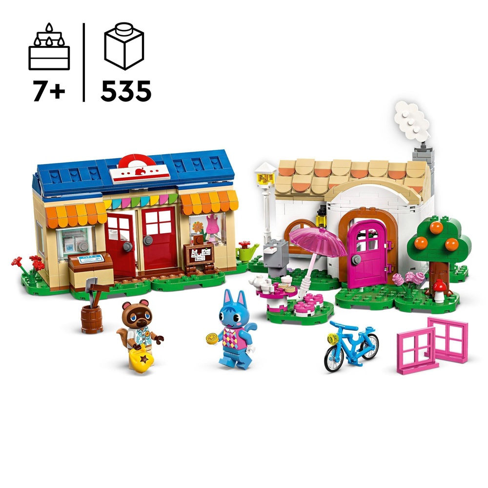 Lego Animal Crossing 77050 Nooks Cranny And Rosies House Set Smyths