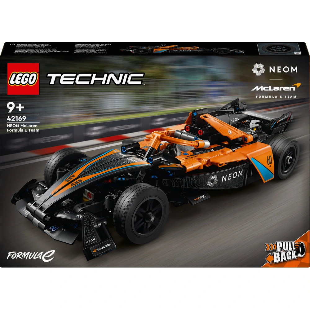 LEGO Technic 42169 NEOM McLaren Formula E Pull-Back Race Car Set