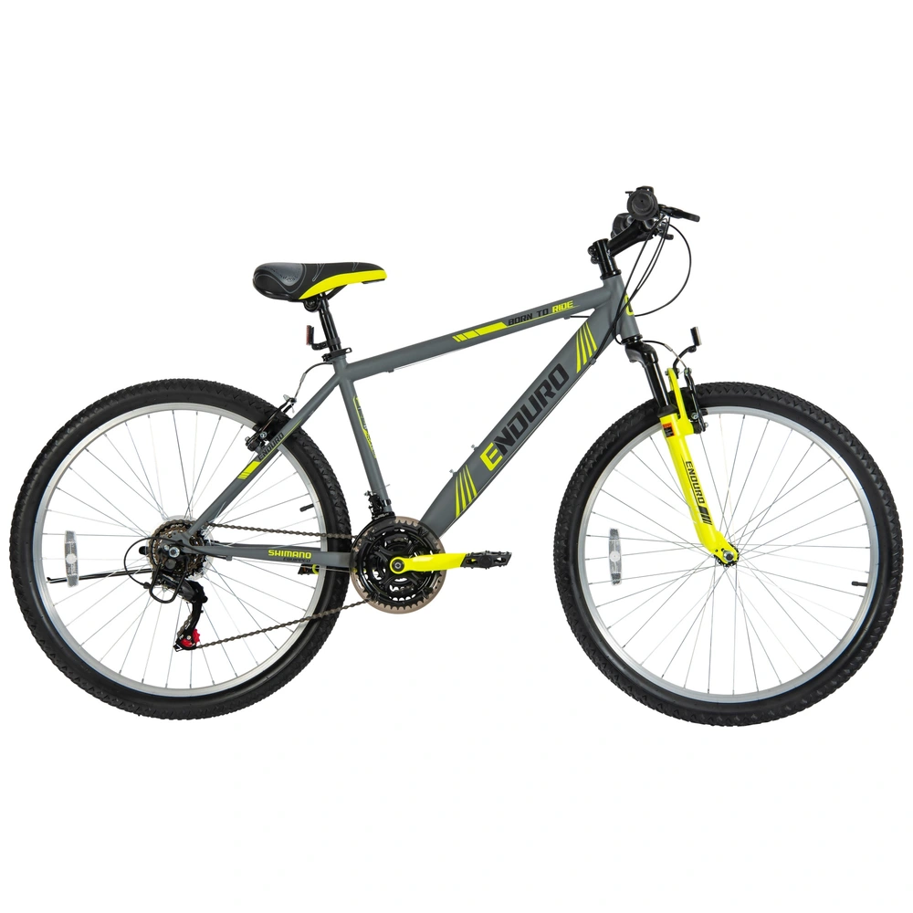 26 Inch Enduro Mountain Bike Yellow Smyths Toys UK
