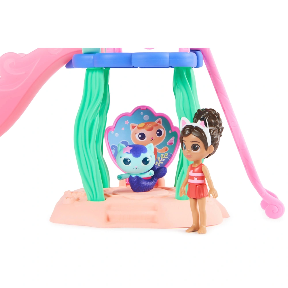 Piscine Gabby Dollhouse - Figurines Queues Sirène Color Change 3 Ans+