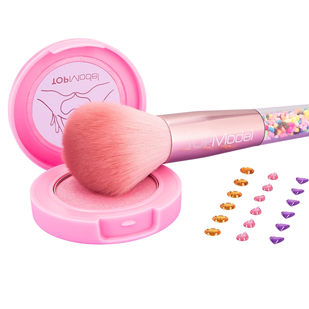 MYA Glitter Cube Make-up-Set im Schminkkoffer rosa