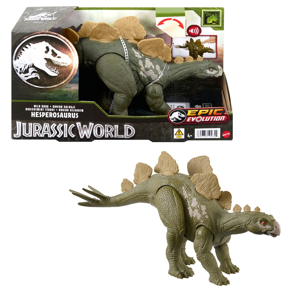 Jurassic World Wild Roar Hesperosaurus Dinosaur | Smyths Toys UK