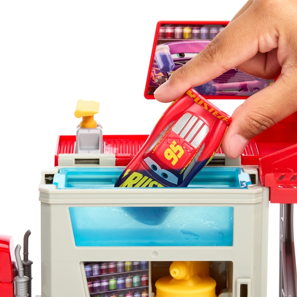 Disney Cars ColourChanging Mobile Paint Shop Mack Playset Smyths Toys UK