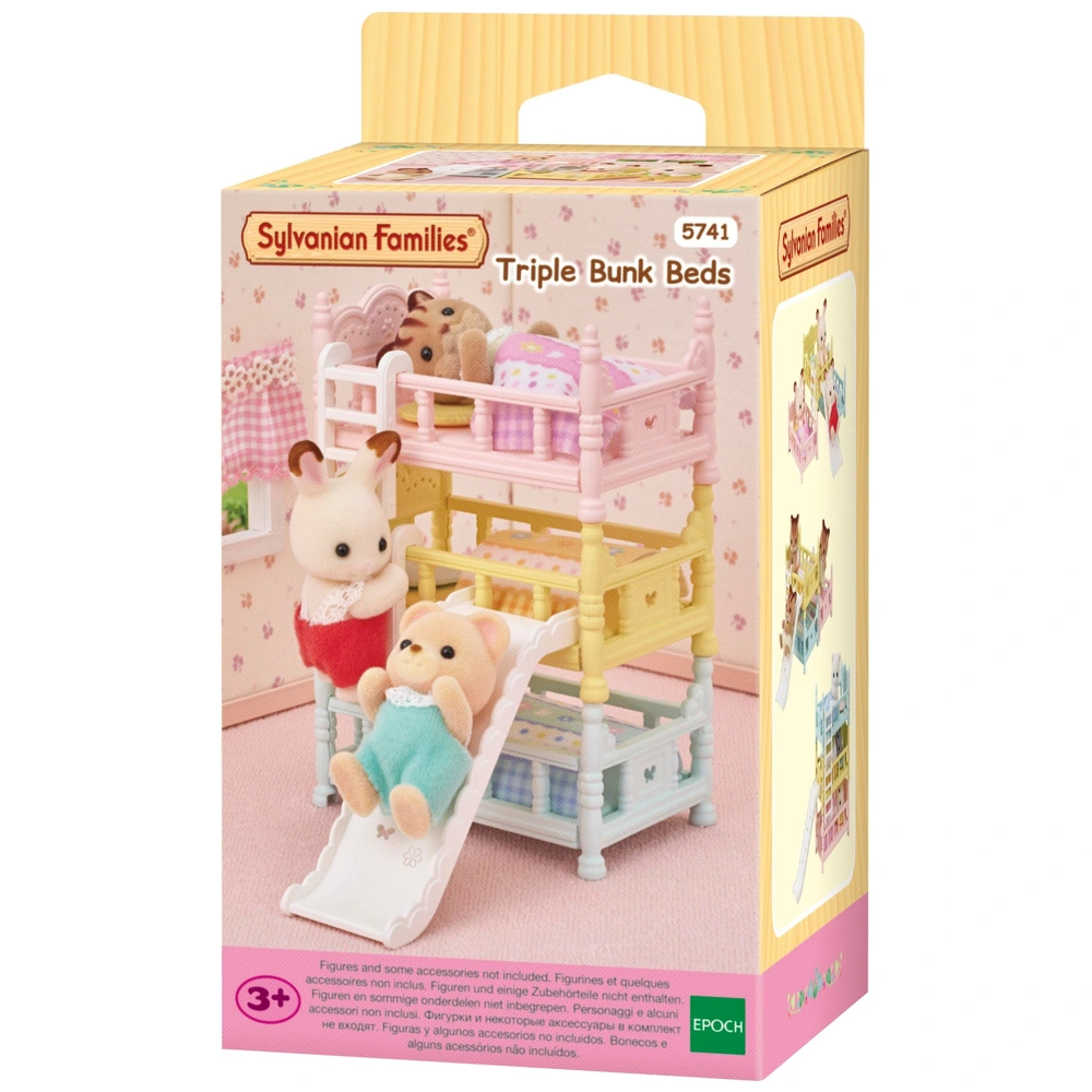 Sylvanian Families Babies Triple Bunk Beds Set Smyths Toys UK