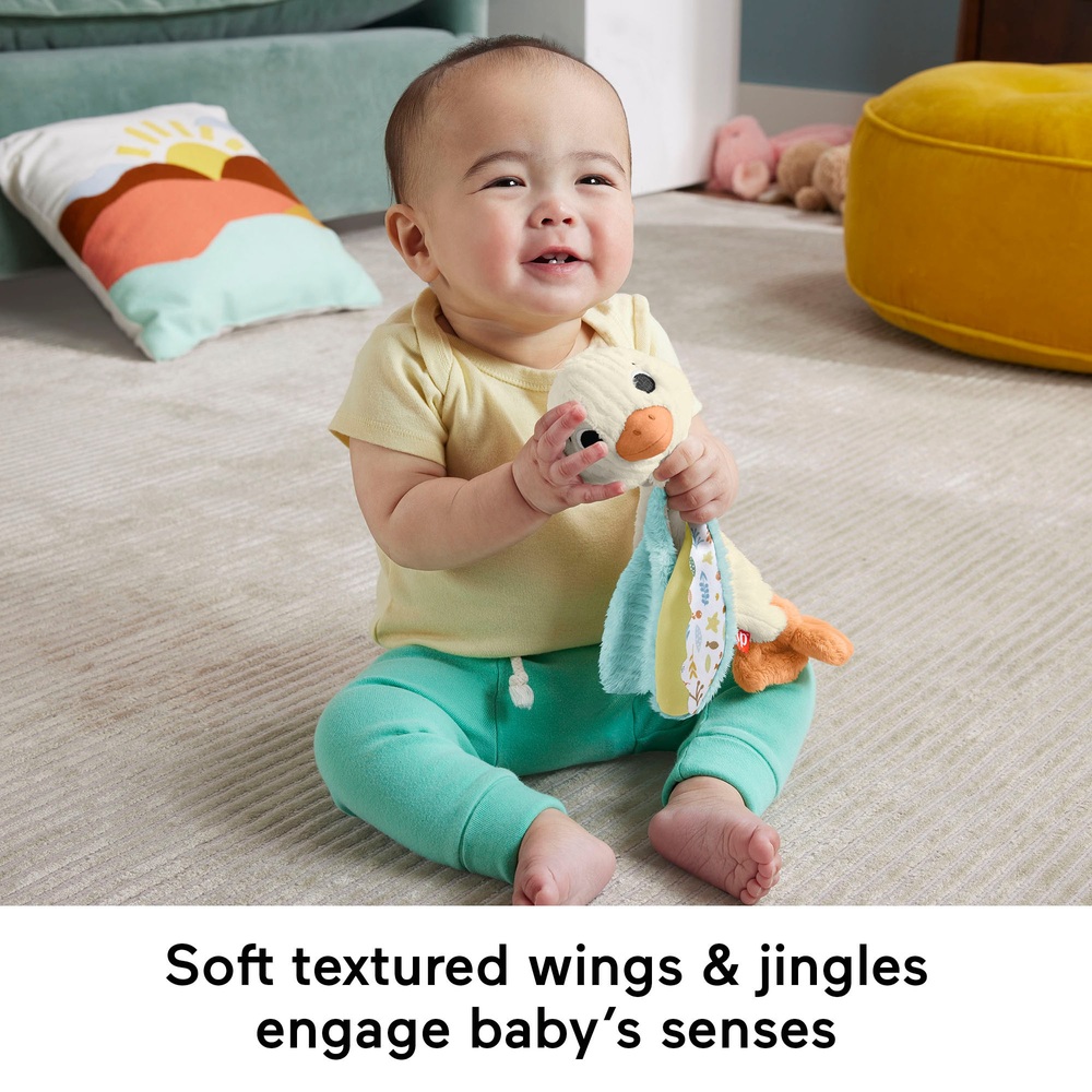 Fisher-Price Snuggle Up Goose Soft Toy | Smyths Toys UK