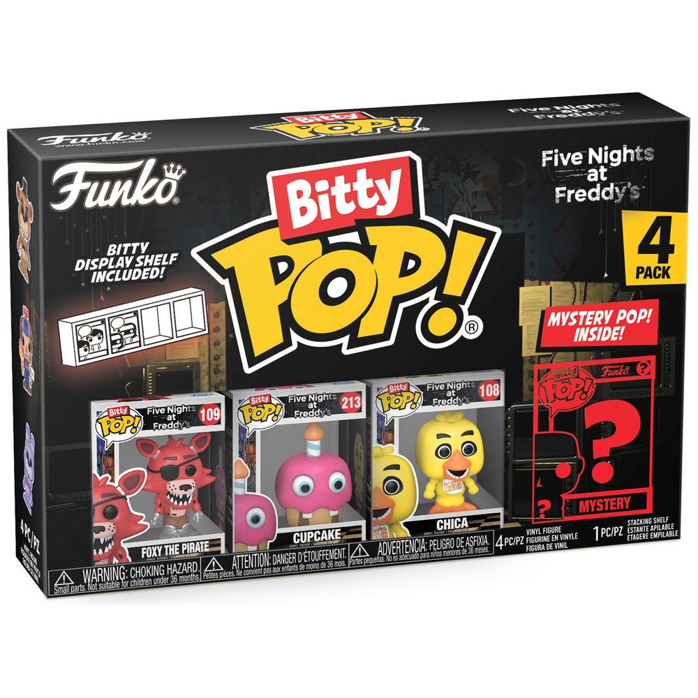 Funko Bitty POP! Figuren Five Nights at Freddy's Foxy 4er Set | Smyths ...